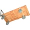 Global Industrial Platform Truck w/Hardwood Deck, 60 x 30, 1200 Lb. Capacity, 8 Pneumatic Casters 952504P - alternate 5